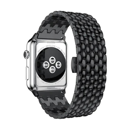 Dragon Grain Stainless Steel 38mm Watch Band For Apple Watch