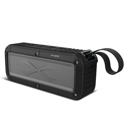 W King Portable Bluetooth Speaker Waterproof For Travel rugged waterproof black portable speaker with strap for outdoor use