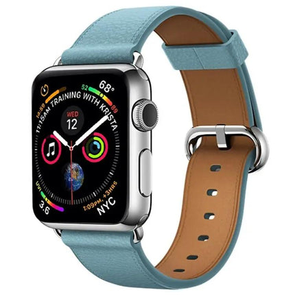 Leather Wrist Strap Band For Apple Watch 38mm Series 1-3
