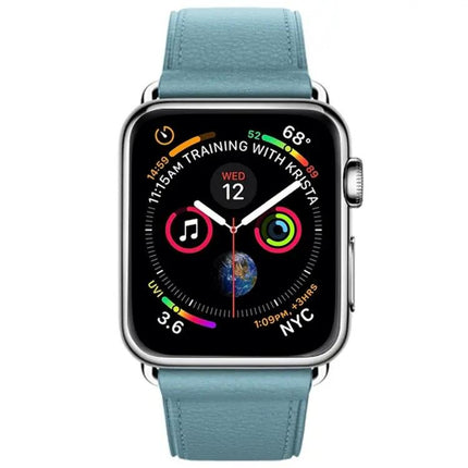Leather Wrist Strap Band For Apple Watch 38mm Series 1-3