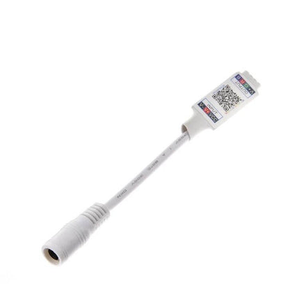 Mini RGB Bluetooth Light Strip Controller Black For LED Strips compact black 40×24×12mm controller for under-cabinet and shelf RGB LED strip projects