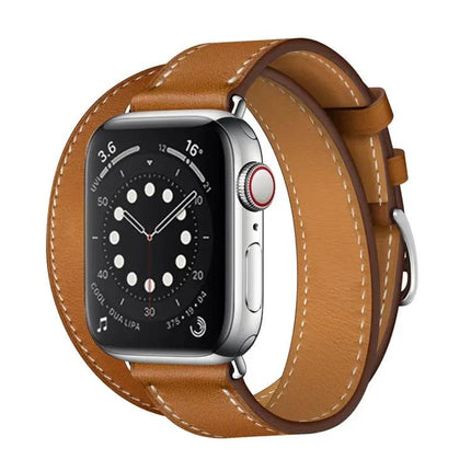 Apple Watch 42mm Leather Double Loop Strap Adjustable