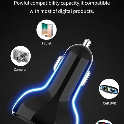Car Power Adapter In-Car Charger Type-C Fast Charger dual-port 32W USB-C and USB-A car charger compatible with smartphones tablets cameras