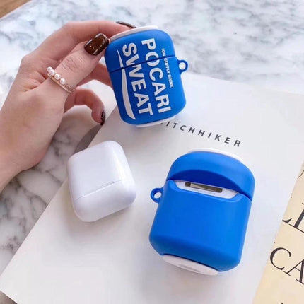 Stereoboli AirPods Protector for Everyday Commutes and Activities - Blue dustproof slim case protecting AirPods during commute