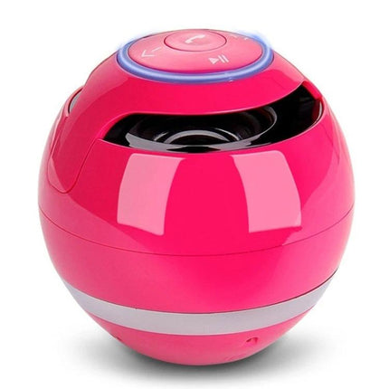 TG Ball Portable Bluetooth Speaker For Home And On The Go compact pink ball speaker with TF, Aux, FM and hands-free calling