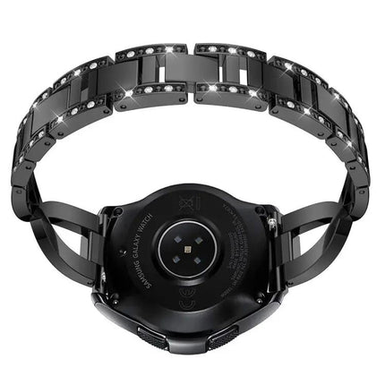 22mm Metal Diamond Watch Strap For Gear S3 TicWatch Pro