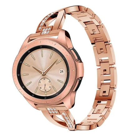 22mm Metal Diamond Watch Strap For Gear S3 TicWatch Pro