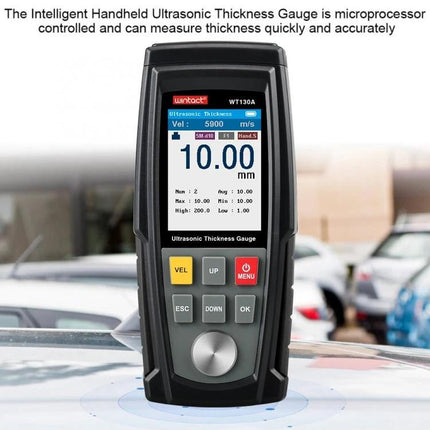 Digital Ultrasonic Thickness Gauge for Material Measurement in Industry handheld device measuring 10.00 mm for industrial corrosion inspection