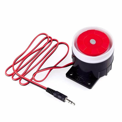 Wireless Home Security Alarm System with Loud Siren Feature compact wired siren unit for easy home installation