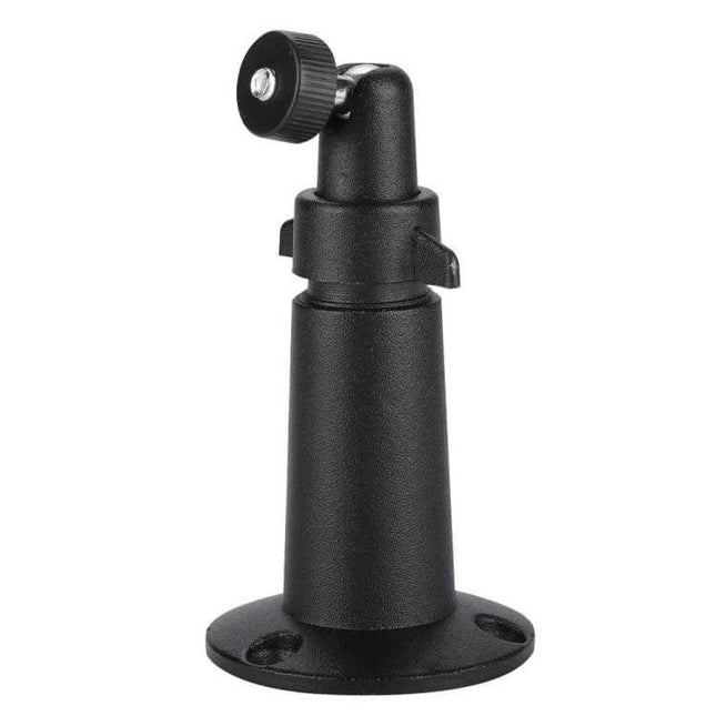 Adjustable Metal Mount for Arlo Security Cameras, Indoor Outdoor - black adjustable indoor/outdoor camera mount with swivel and base