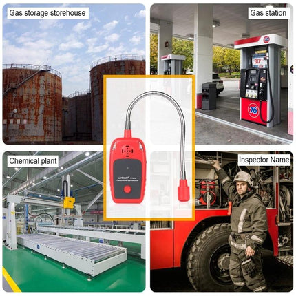 WINTACT Home Combustible Gas Leak Detector for Natural Gas Leak Safety detecting leaks at gas station, storage, chemical plant and by inspector