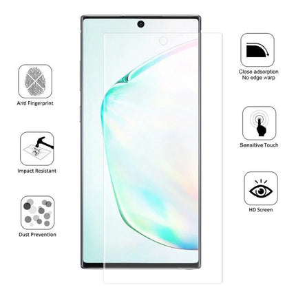 ENKAY 0.1mm Hydrogel Full Screen Protector for Galaxy Note10 clear thin flexible screen shield with anti-fingerprint and impact resistance