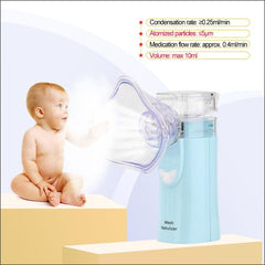 Portable Ultrasonic Nebulizer for Kids and Adults – Compact Handheld Inhaler for Asthma Care