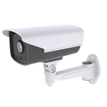 Aluminum Wall Mount Bracket for Indoor Outdoor CCTV Cameras mounted with adjustable 360° rotation on exterior wall for driveway and entrance surveillance
