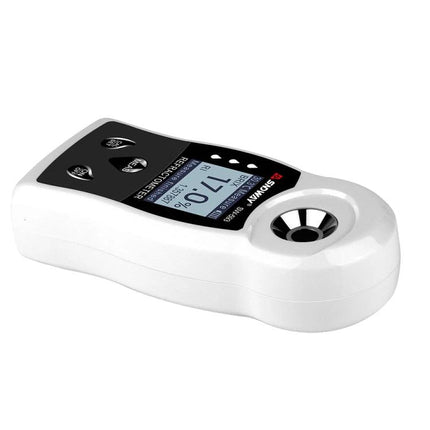SNDWAY Digital Refractometer for Sugar Measurement in Beverages and Fruit handheld Brix meter showing 11.0% on display
