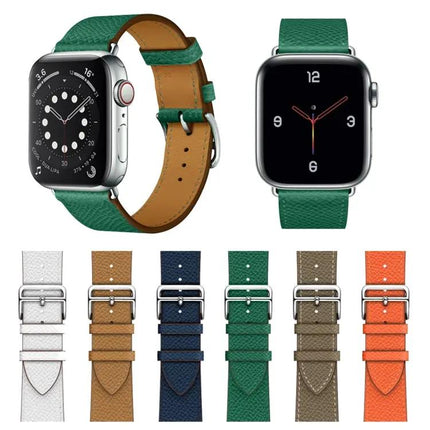 Leather Watch Band for Apple Watch 42mm Adjustable