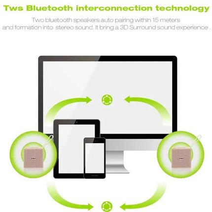EWA Compact Pocket Bluetooth Speaker For Travel