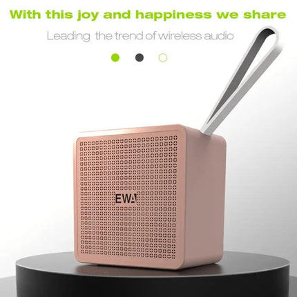 EWA Compact Pocket Bluetooth Speaker For Travel