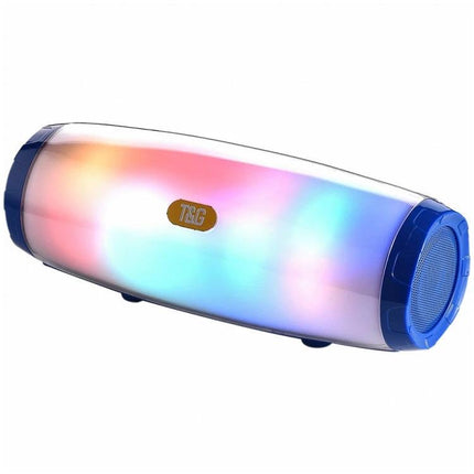 Compact T G Portable Bluetooth Speaker For Home And Outdoor Use LED lighted wireless speaker with TF USB aux support and auto-shutoff