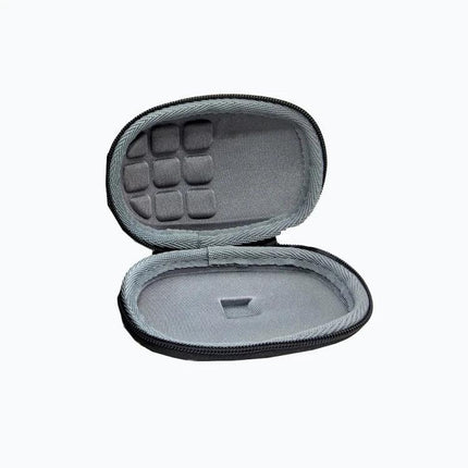 Portable Hard Shell Travel Case for Logitech MX Anywhere 2S - grey hard shell protective travel case with padded interior and zipper closure
