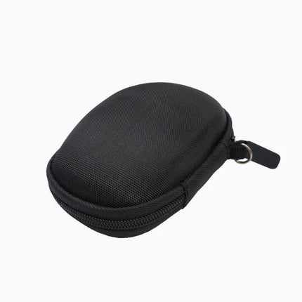 Portable Hard Shell Travel Case for Logitech MX Anywhere 2S - black zippered protective travel pouch for mouse, hard shell, water-resistant exterior