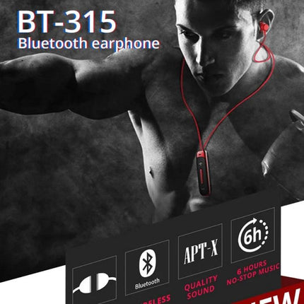 Sport Bluetooth Headset For Running And Daily Commute - BT315 wireless in-ear sweat-resistant headset with mic