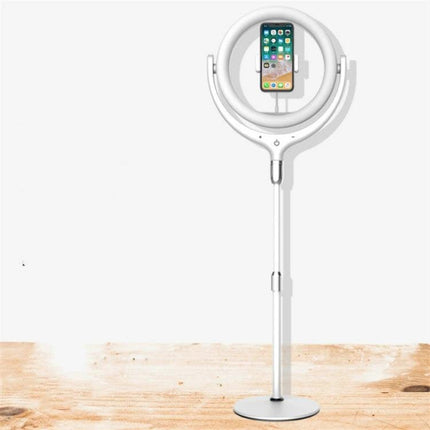 Ring Light for Daily Home Beauty and Video Sessions — 12-inch adjustable color standing ring light with phone holder for makeup and video calls