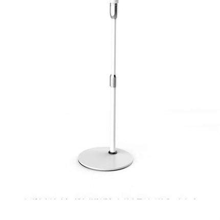 Ring Light for Daily Home Beauty and Video Sessions — 12-inch white adjustable ring light on slim stand for makeup, video calls, and content creation