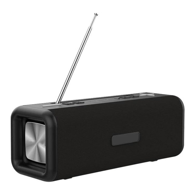 Portable Bluetooth Speaker For Home And Travel With Compact Design black compact wireless speaker with antenna for travel