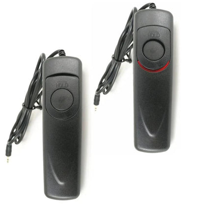 Cuely Remote Shutter for Fuji Cameras and Everyday Photography — black wired shutter release showing button and plug