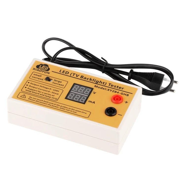 Portable Handheld LED Tester for TV Backlight and Strip Testing - handheld TV backlight LED strip diagnostic tool with leads and digital display