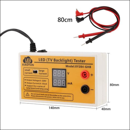 Portable Handheld LED Tester for TV Backlight and Strip Testing - compact diagnostic tool with probes for locating faulty TV backlight LEDs