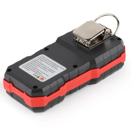 WINTACT Rechargeable Carbon Monoxide Detector for Indoor Safety compact handheld unit with clip and color-screen display