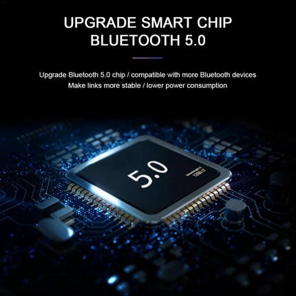 Portable Bluetooth Speaker With Ambient LED Light For Home showcasing Bluetooth 5.0 smart chip for stable links and lower power