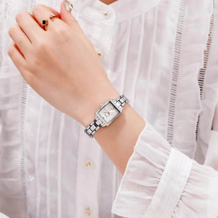 SKMEI Rose Gold Women's Elegant Fashion Watch for Daily Wear on wrist, classic rose gold quartz watch for comfortable everyday use