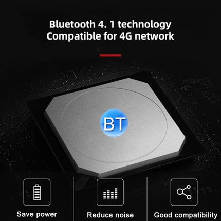 Magnetic Wireless Earbuds For Gym And Commute With Secure Fit showing Bluetooth 4.1 chipset, save power, reduce noise, good compatibility