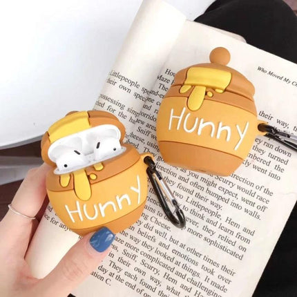 Protective Case for AirPods with Honey Pot Design for Daily Carry - honey pot dustproof AirPods case with quick charging access