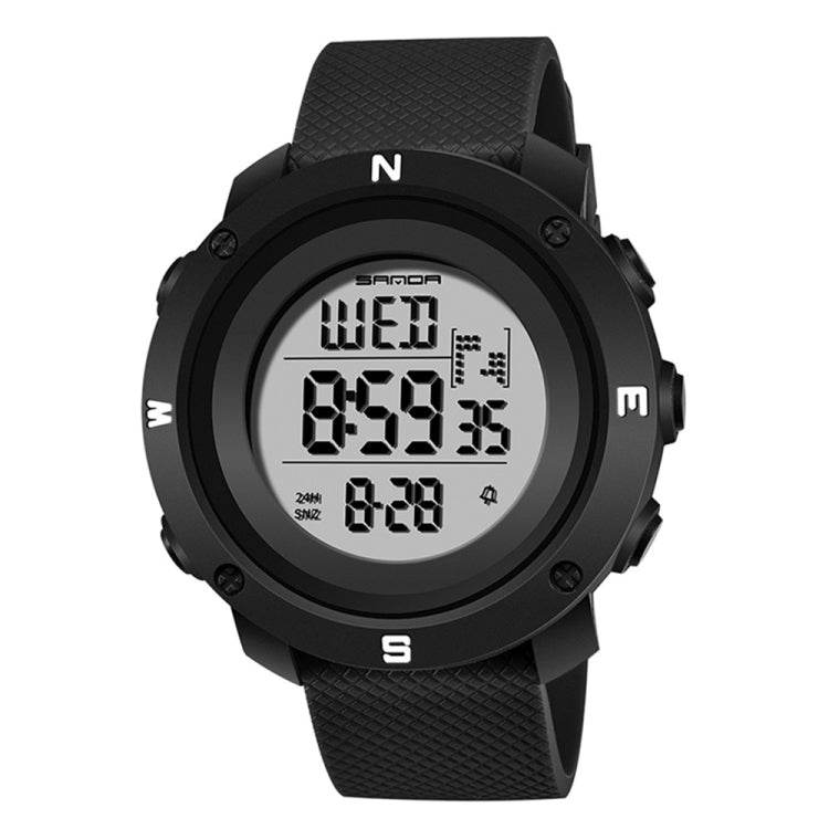 SANDA 361 Fashionable Night Light Sports Waterproof Watch