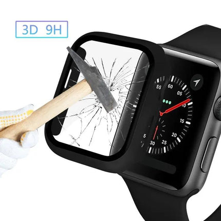 ENKAY Apple Watch 40mm Full Coverage PC Case Tempered Glass