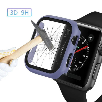 ENKAY Apple Watch 40mm Full Coverage PC Case Tempered Glass
