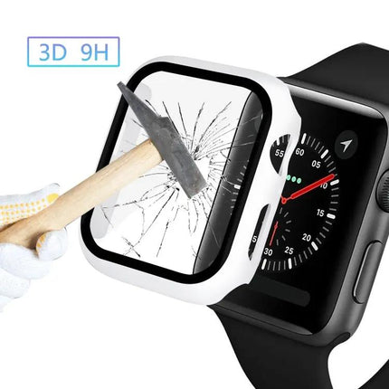 ENKAY Apple Watch 40mm Full Coverage PC Case Tempered Glass