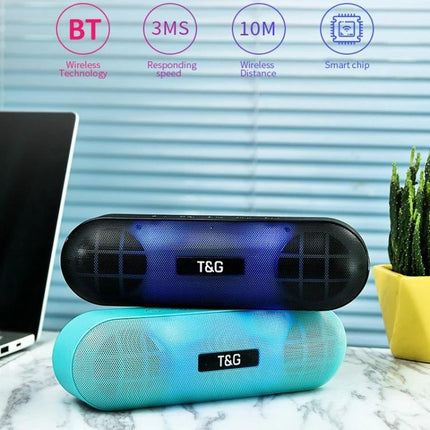 T G Portable Bluetooth Speaker For Travel And Home Use mini 360-degree stereo speaker with hands-free calls