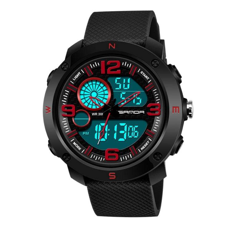 SANDA 762 Watch Men Waterproof Night Light Sports Trend