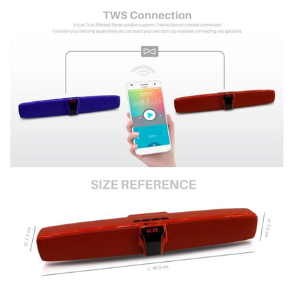 Rixing Portable Bluetooth Speaker For Home And Outdoor Use compact TWS stereo with Bluetooth 5.0 AUX TF card for parties