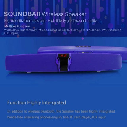 Rixing Portable Bluetooth Speaker For Home And Outdoor Use compact purple speaker Bluetooth 5.0 AUX TF card hands-free calls