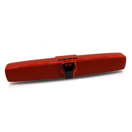 Rixing Portable Bluetooth Speaker For Home And Outdoor Use compact red speaker with Bluetooth 5.0 AUX TF card playback