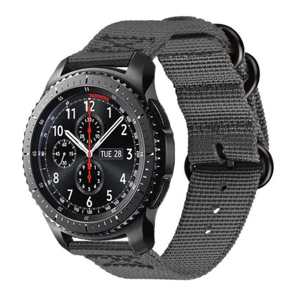 22mm Nylon Three-Ring Watch Band for Samsung Watch Active