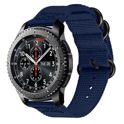 22mm Nylon Three-Ring Watch Band for Samsung Watch Active