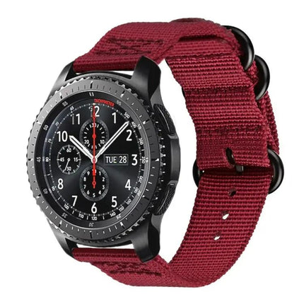 22mm Nylon Three-Ring Watch Band for Samsung Watch Active