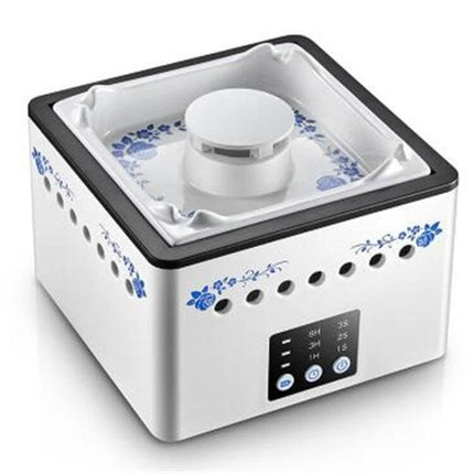 Ashtray Air Purifier For Home Smoke Removal Small Desktop - compact ceramic desktop smoke and odor remover in blue white porcelain